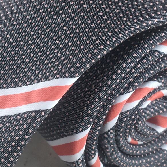 ALEXDANDER JULIAN COLOURS REGIMENT STRIPE NECKTIE - Picture 15 of 15